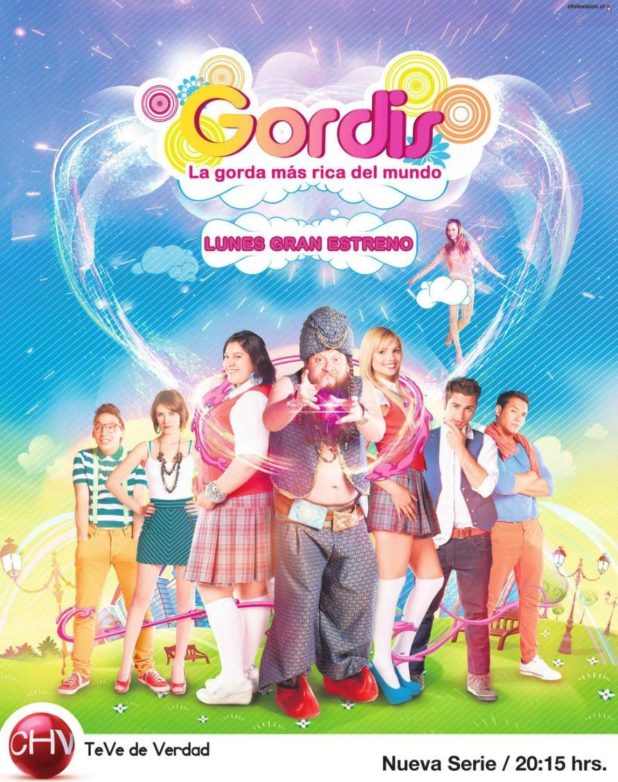 TV ratings for Gordis in Brazil. Chilevisión TV series