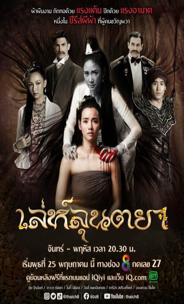 TV ratings for Lay Luntaya (เล่ห์ลุนตยา) in Chile. Channel 8 TV series