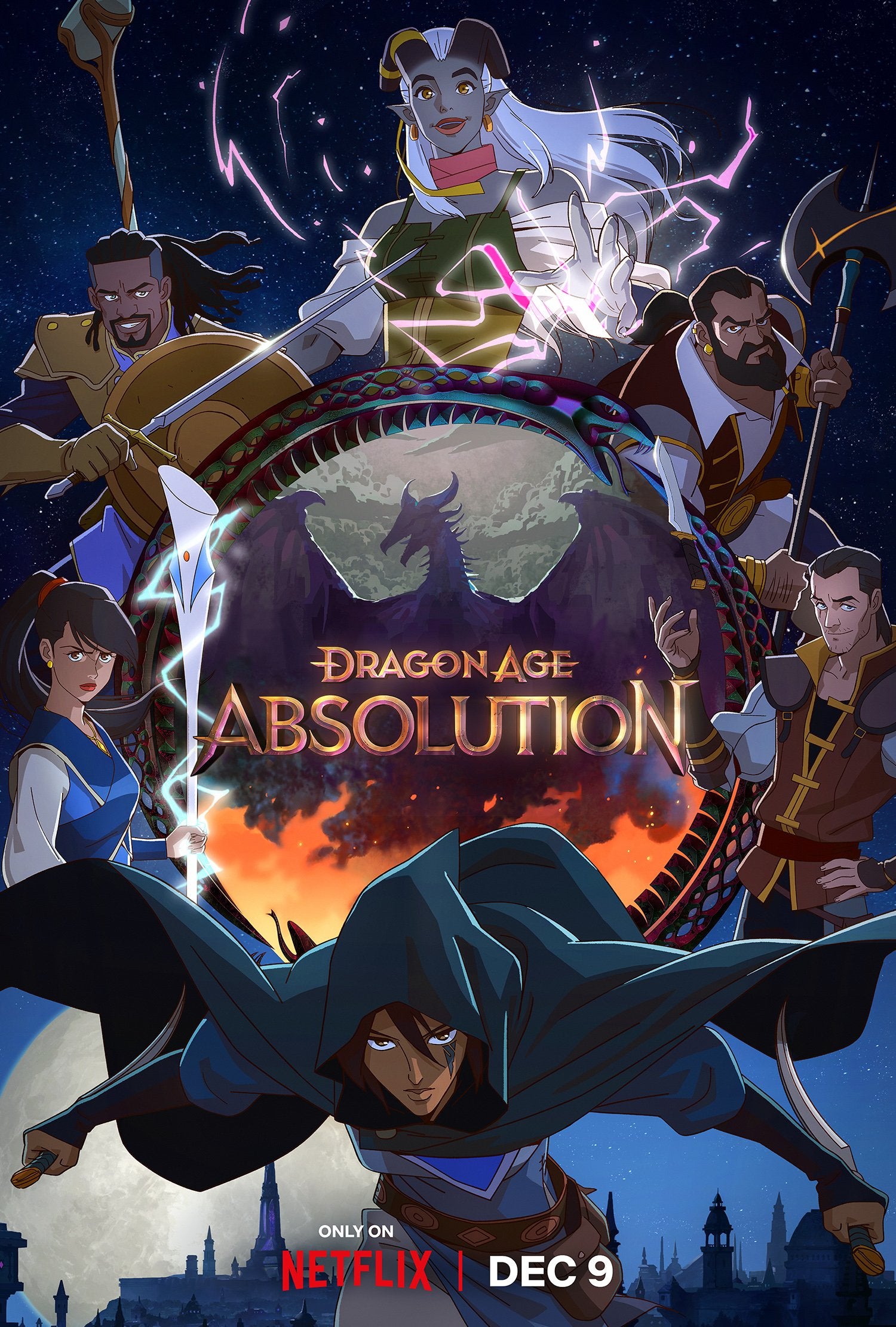 TV ratings for Dragon Age: Absolution in the United States. Netflix TV series