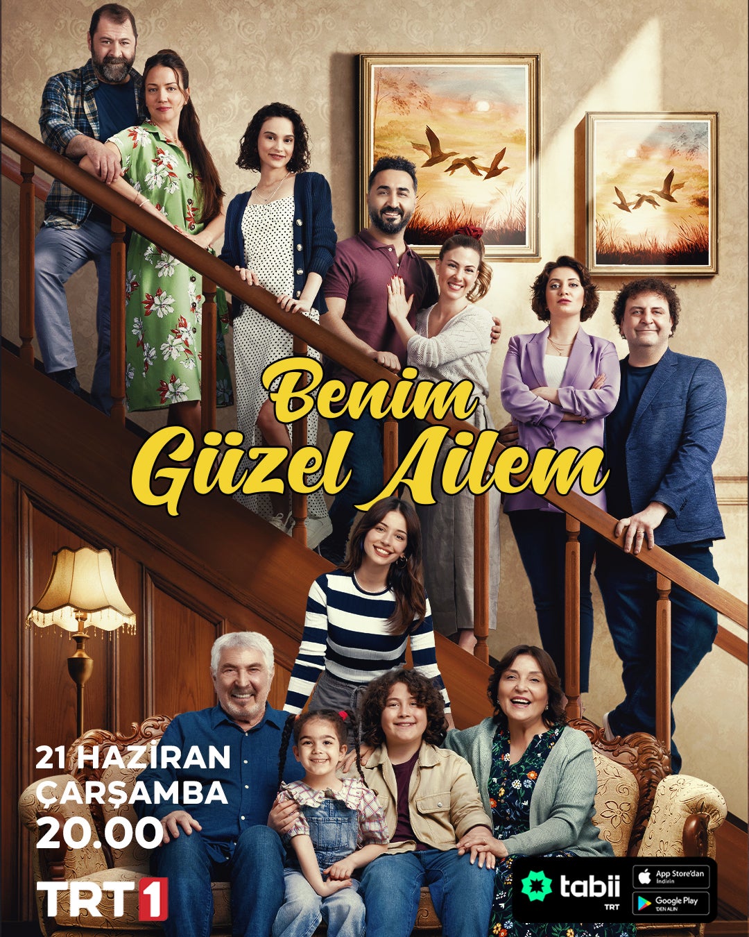 TV ratings for Once Again (Benim Güzel Ailem) in Denmark. TRT 1 TV series