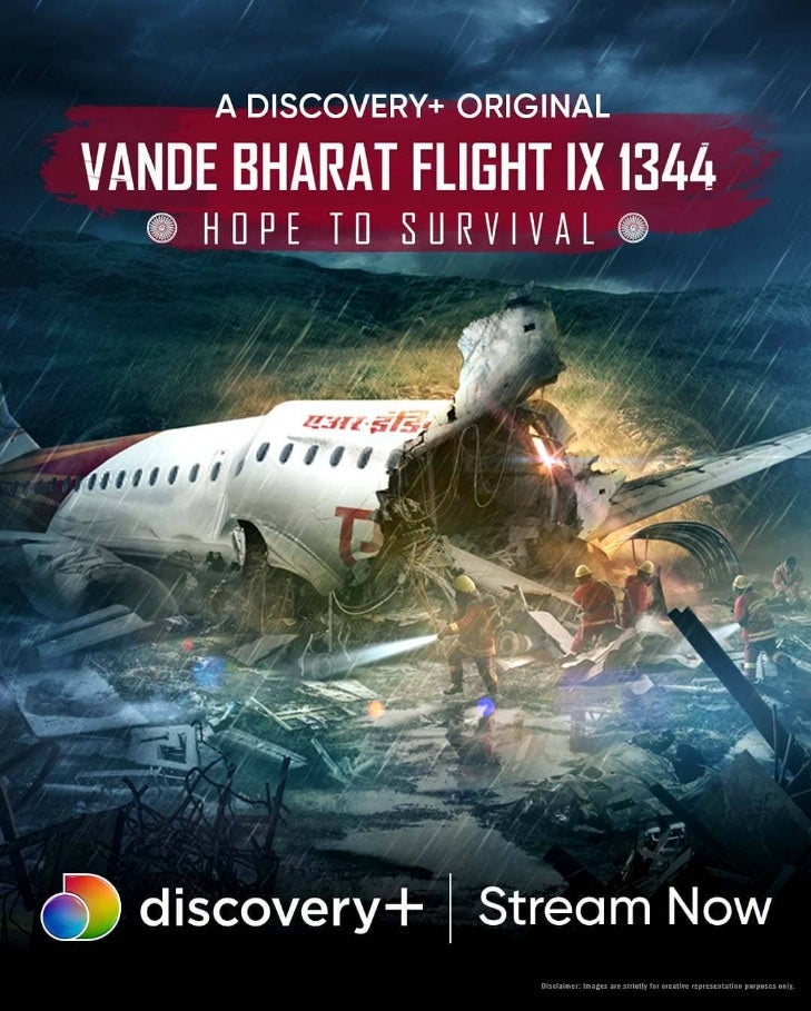 TV ratings for Vande Bharat Flight IX 1344: Hope To Survival in India. Discovery+ TV series