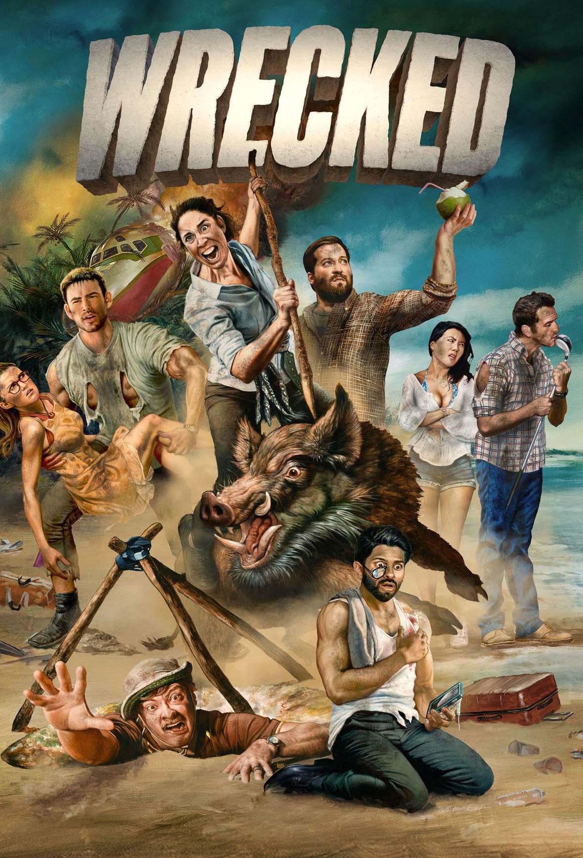 TV ratings for Wrecked in India. tbs TV series