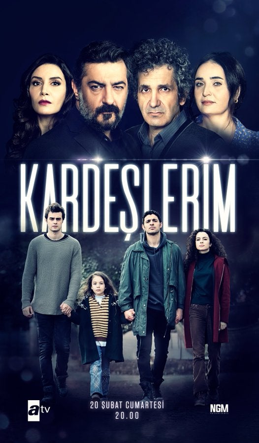 TV ratings for For My Family (Kardeslerim) in Turkey. ATV TV series