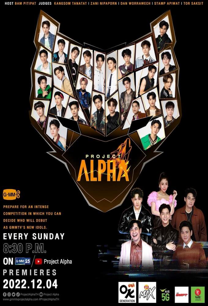 TV ratings for Project Alpha in Thailand. GMM 25 TV series