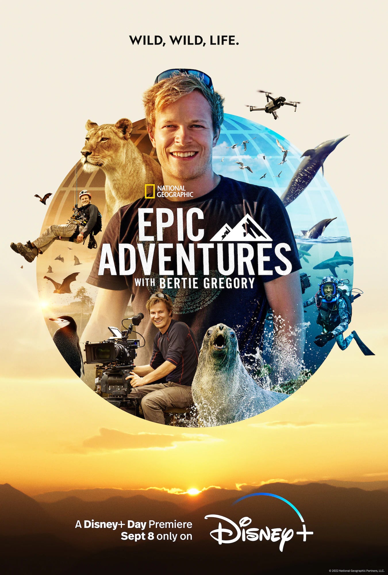 TV ratings for Epic Adventures With Bertie Gregory in New Zealand. Disney+ TV series