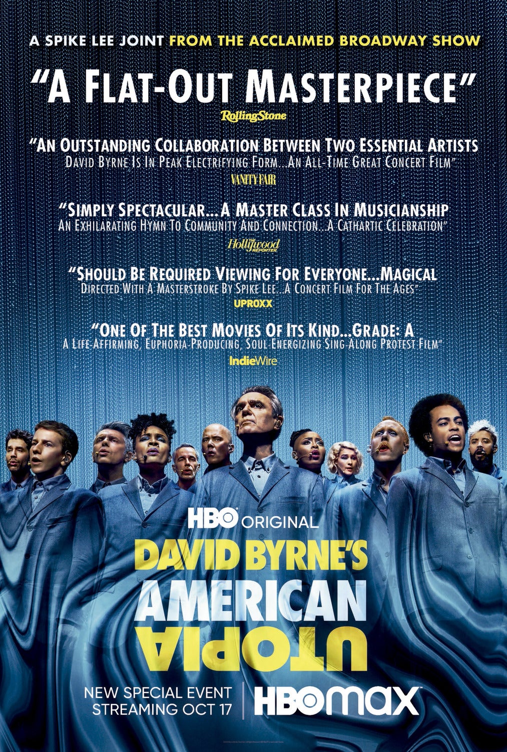 TV ratings for David Byrne's American Utopia in the United Kingdom. HBO Max TV series