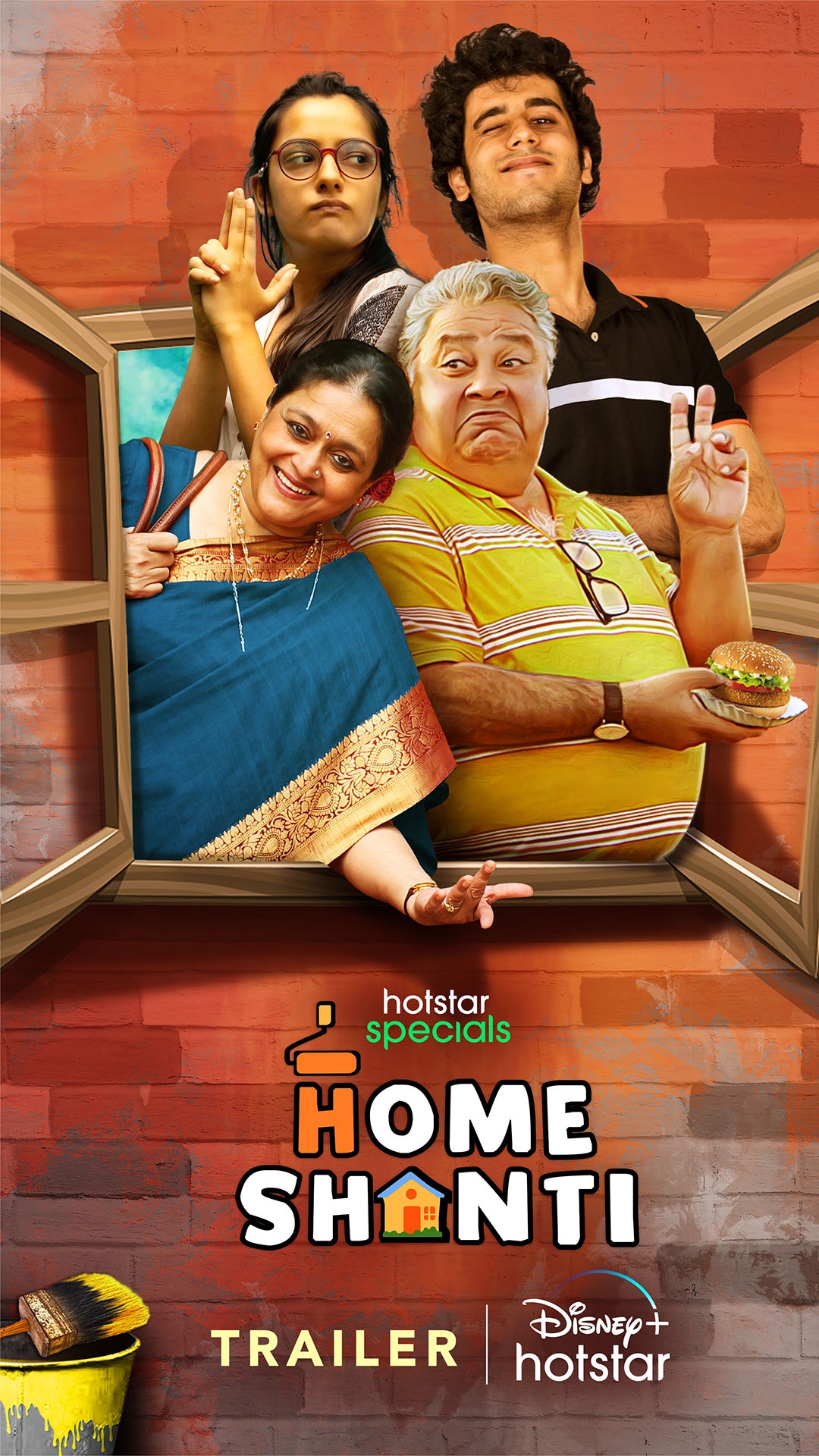 TV ratings for Home Shanti in India. Disney+ TV series