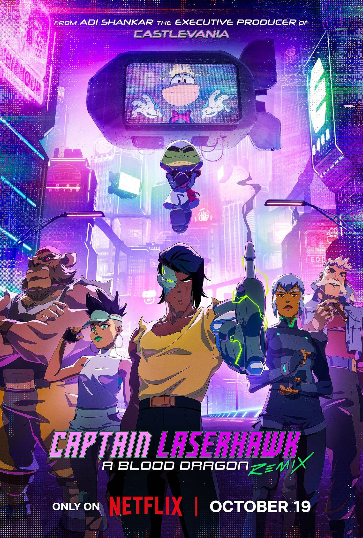 TV ratings for Captain Laserhawk: A Blood Dragon Remix in Canada. Netflix TV series