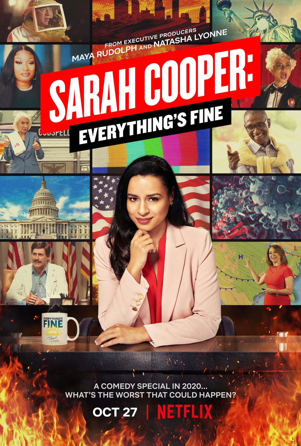 TV ratings for Sarah Cooper: Everything's Fine in los Estados Unidos. Netflix TV series