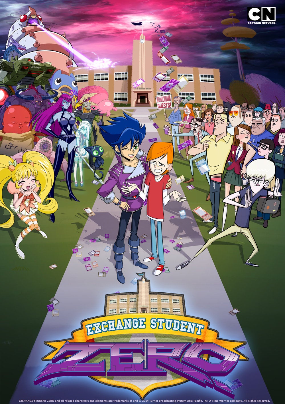TV ratings for Exchange Student Zero in New Zealand. Cartoon Network TV series