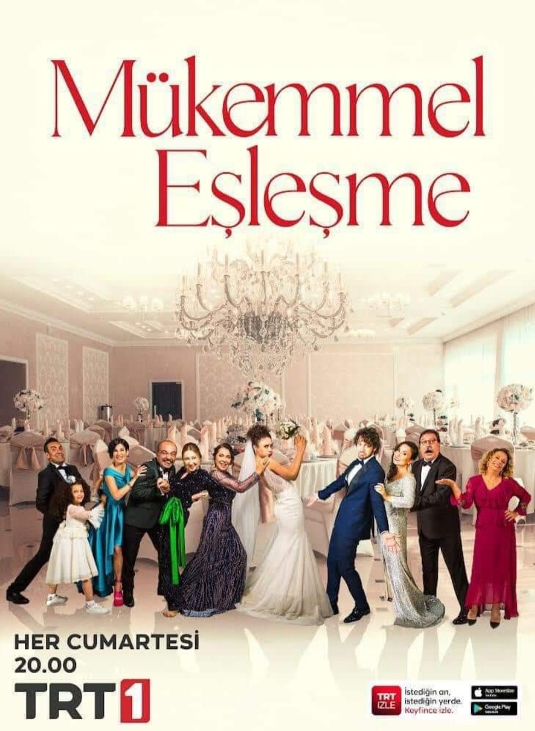 TV ratings for Mükemmel Eslesme in Italia. TRT 1 TV series