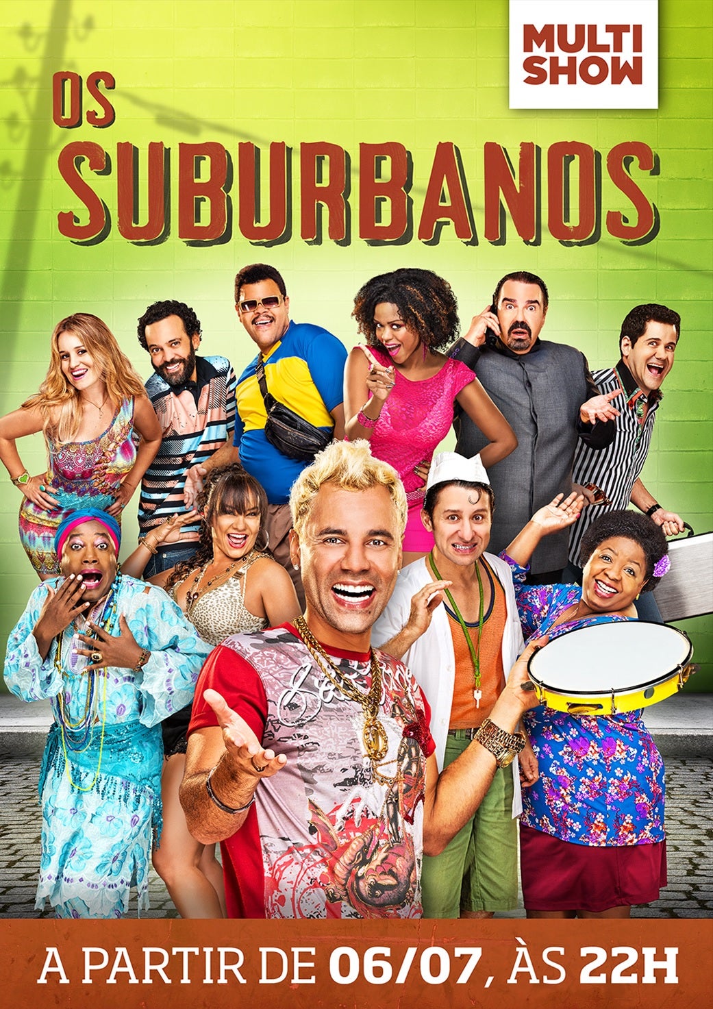 TV ratings for Os Suburbanos in Argentina. Multishow TV series