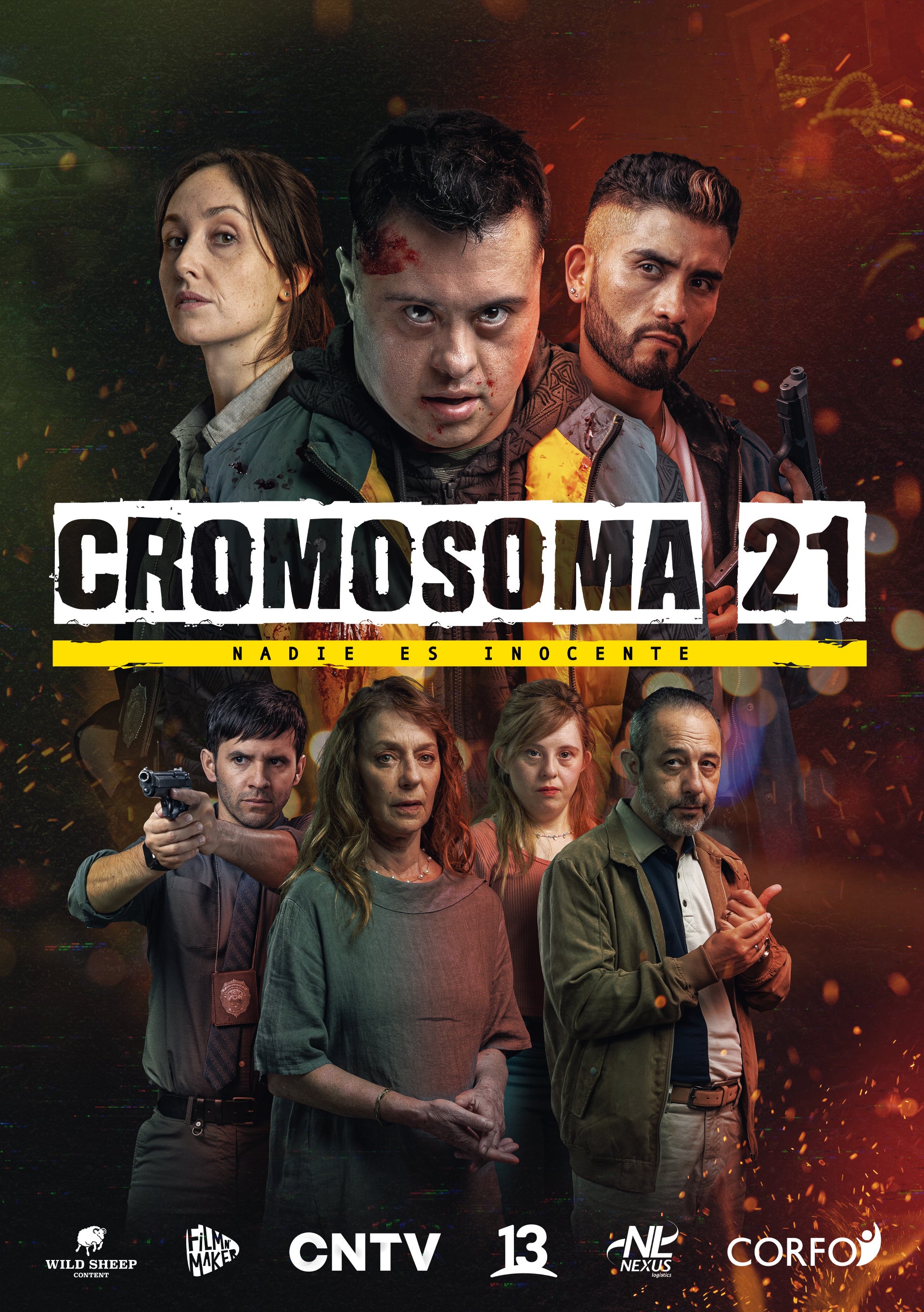 TV ratings for Cromosoma 21 in Chile. Canal 13 TV series
