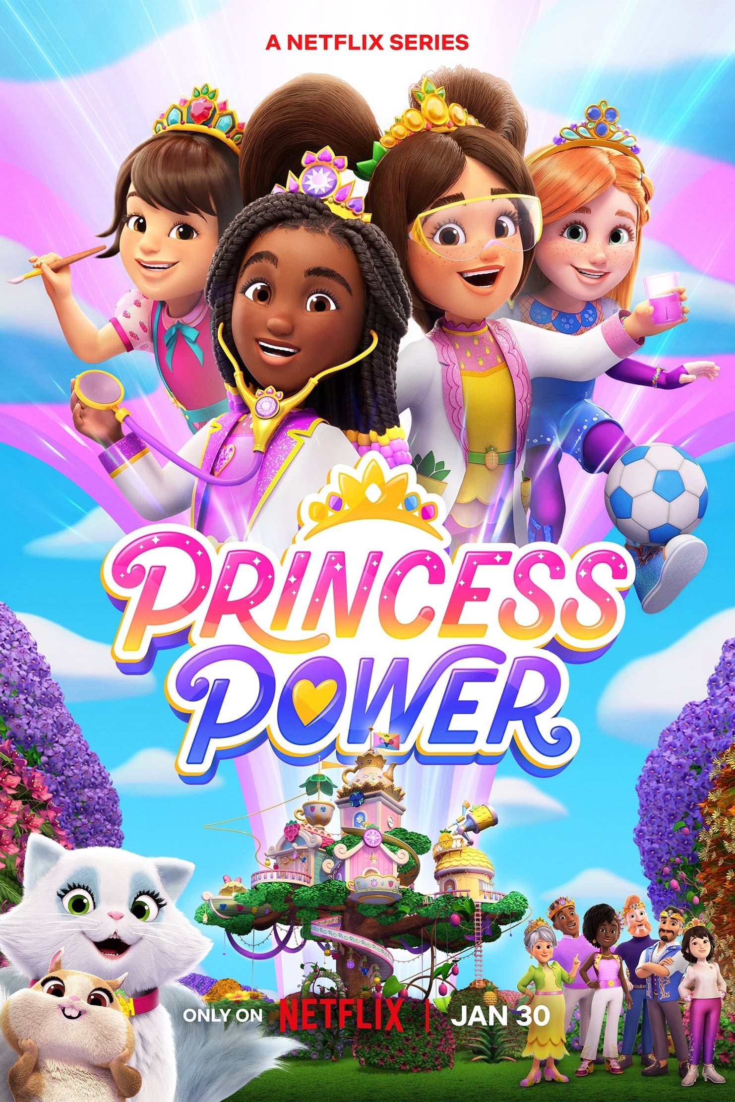 TV ratings for Princess Power in Italy. Netflix TV series
