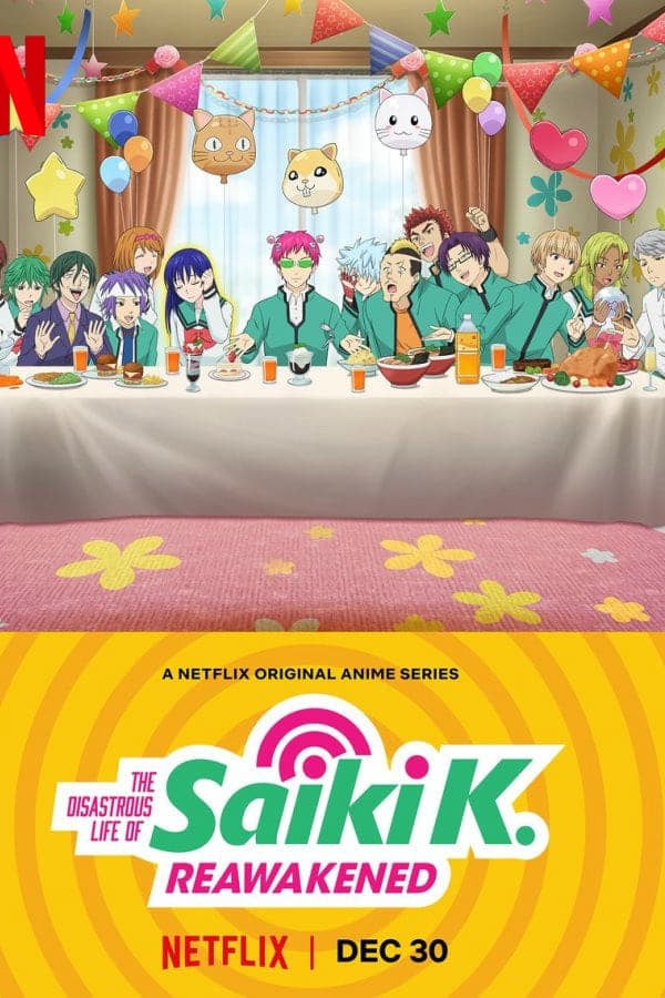 TV ratings for The Disastrous Life Of Saiki K.: Reawakened (斉木楠雄のΨ難 Ψ始動編) in Denmark. Netflix TV series
