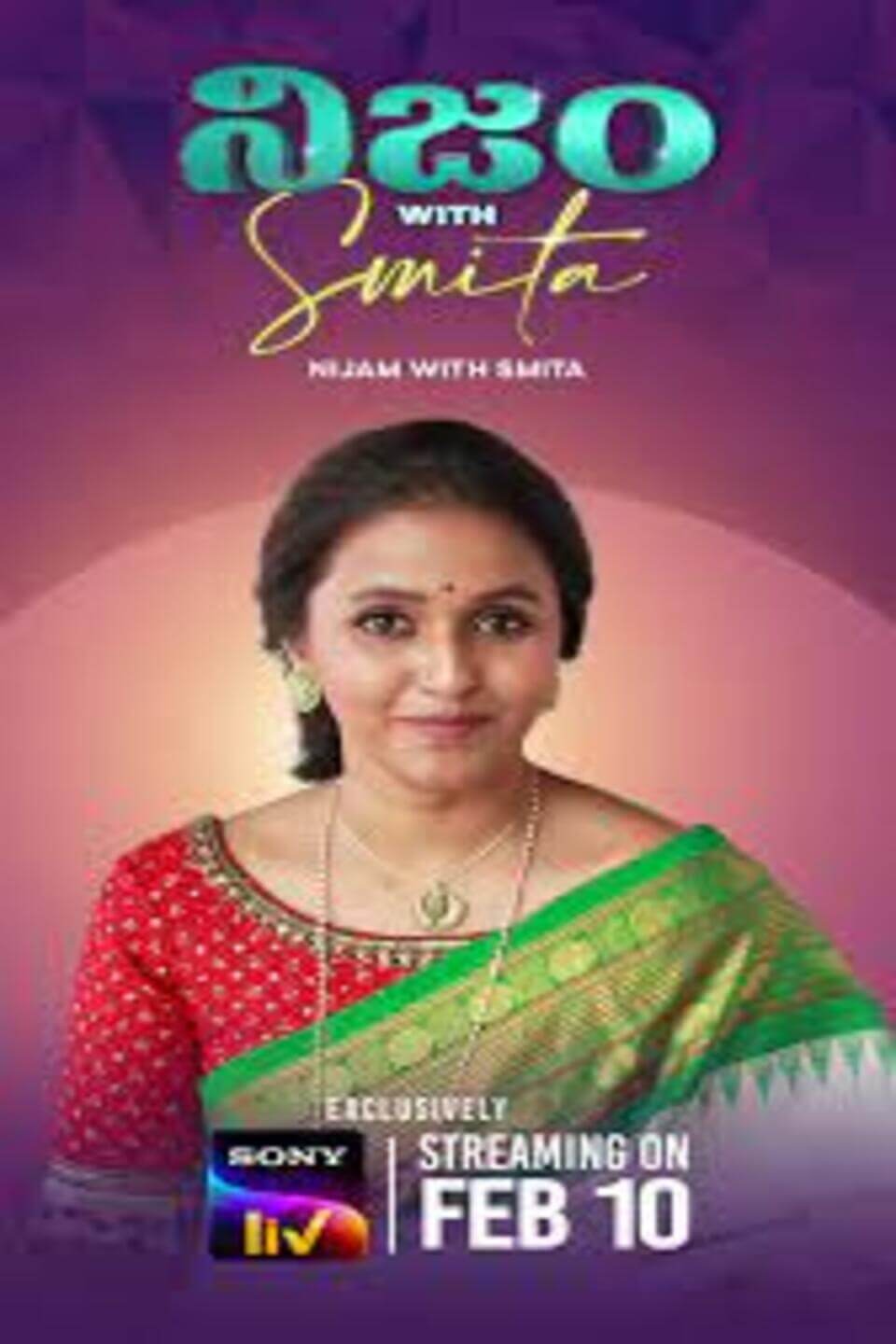 TV ratings for Nijam With Smita in India. SonyLIV TV series