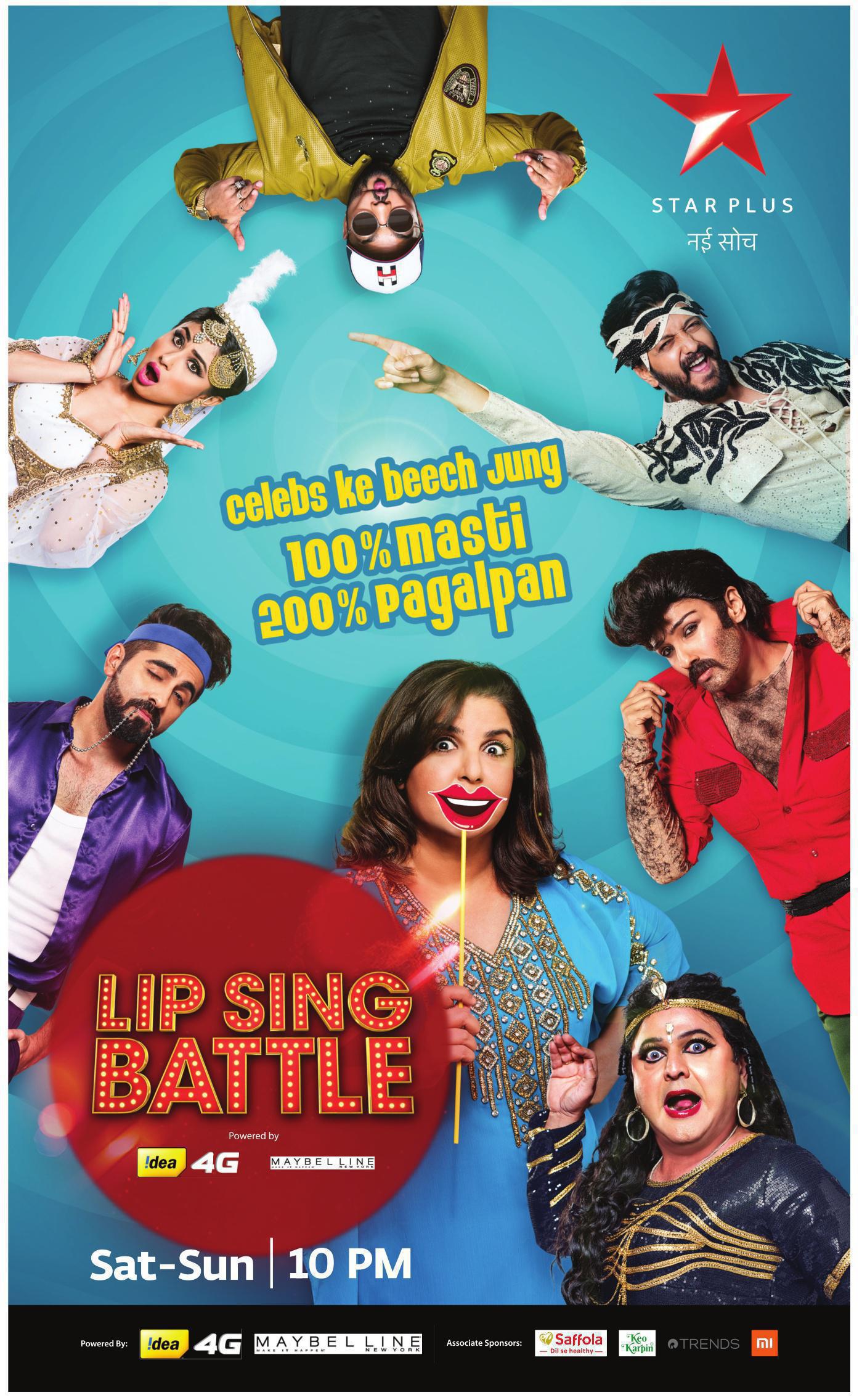 TV ratings for Lip Sing Battle (IN) in Philippines. Star Plus TV series