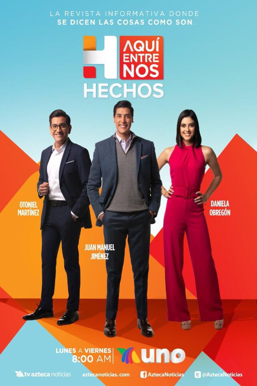 TV ratings for Hechos Noche in South Africa. Azteca Uno TV series
