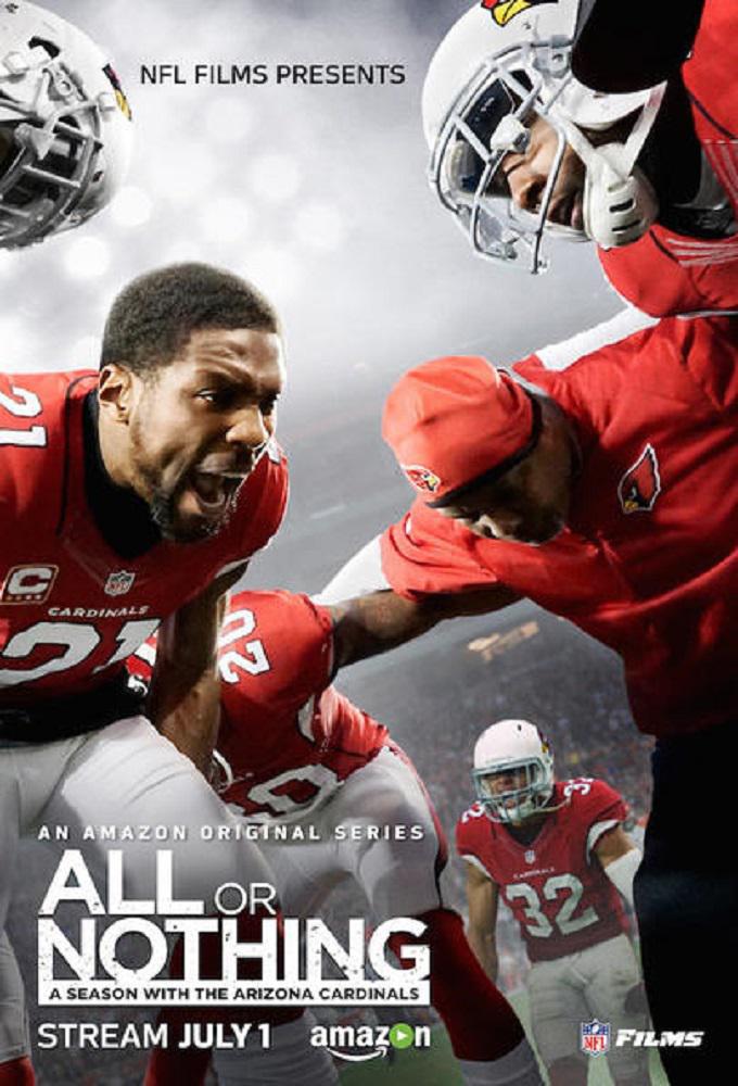 TV ratings for All Or Nothing: A Season With The Arizona Cardinals in India. Amazon Prime Video TV series