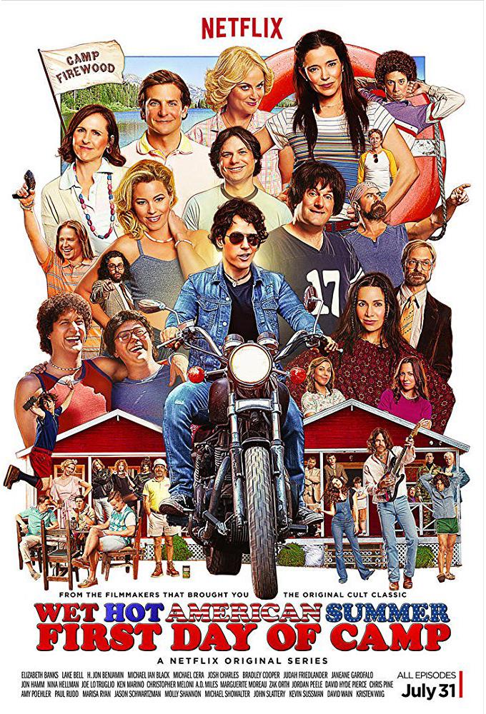 TV ratings for Wet Hot American Summer: First Day Of Camp in the United Kingdom. Netflix TV series
