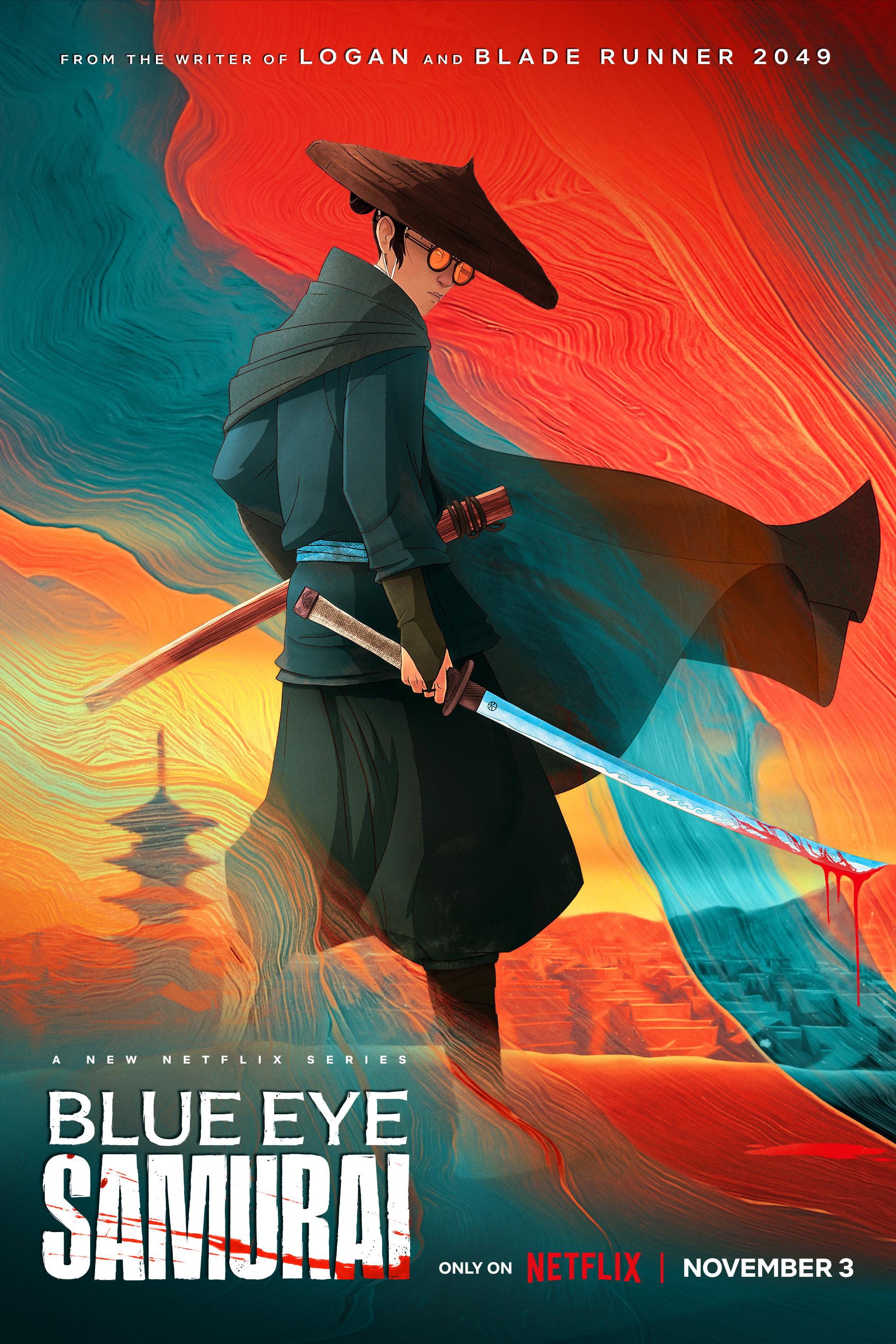 TV ratings for Blue Eye Samurai in Países Bajos. Netflix TV series